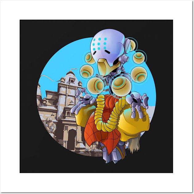 Zenyatta Wall Art by Inkisitor